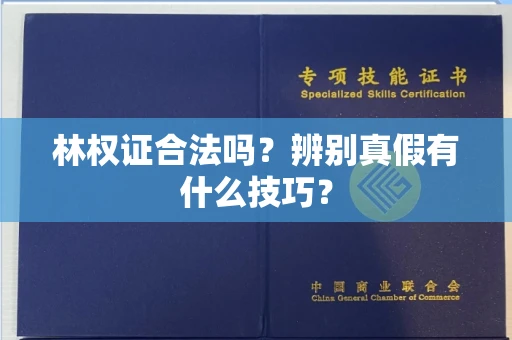 全国林权证合法吗?辨别真假有什么技巧?